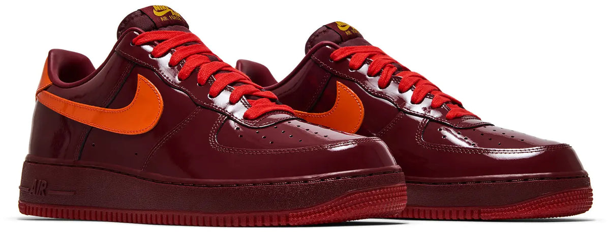 Nike Air Force 1 Low 'Patent Leather Dark Team Red'