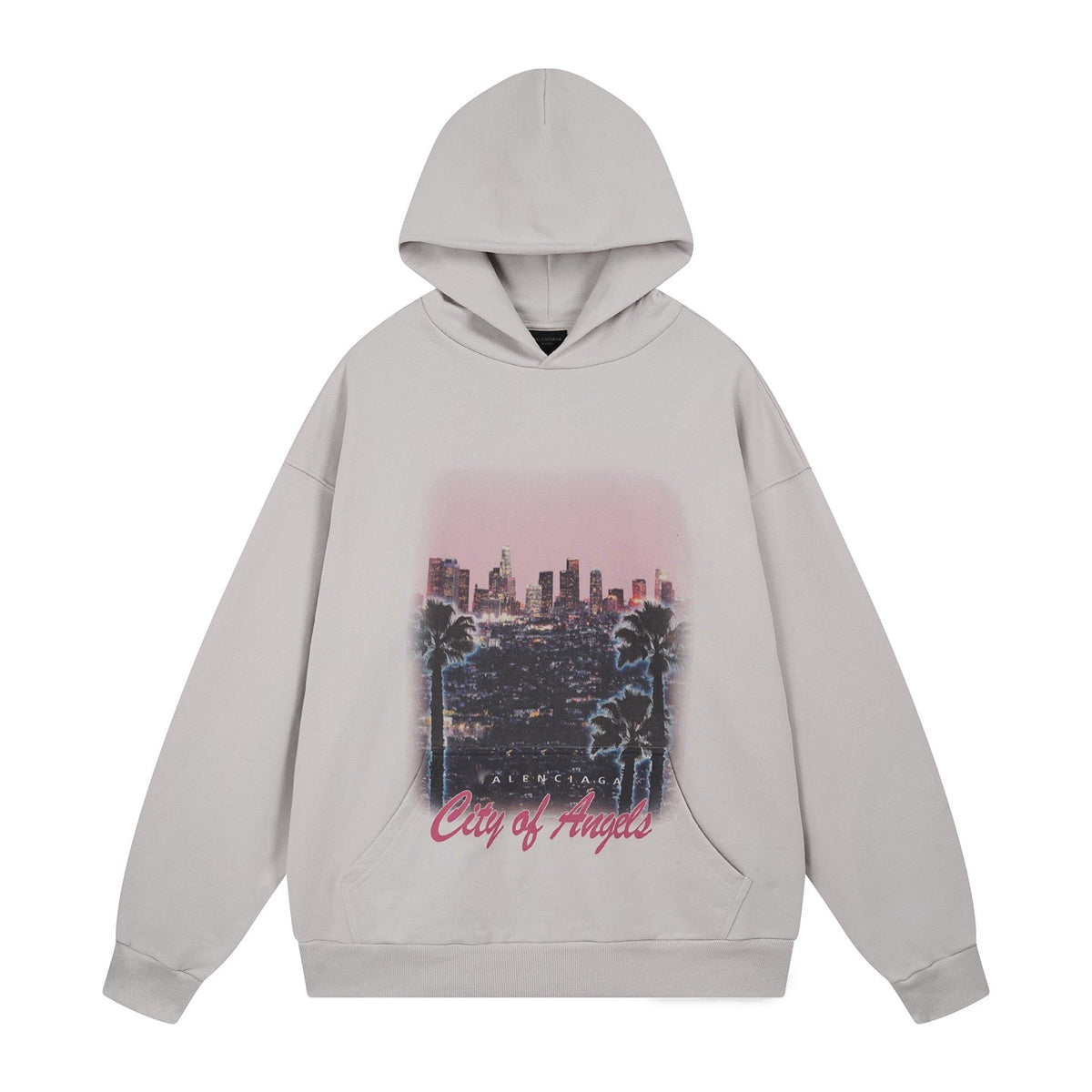 Balenciaga Print Loose Fit Hoodie