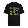 Balenciaga Rainbow Lettering Snake Graphic T-Shirt in 5 Colors