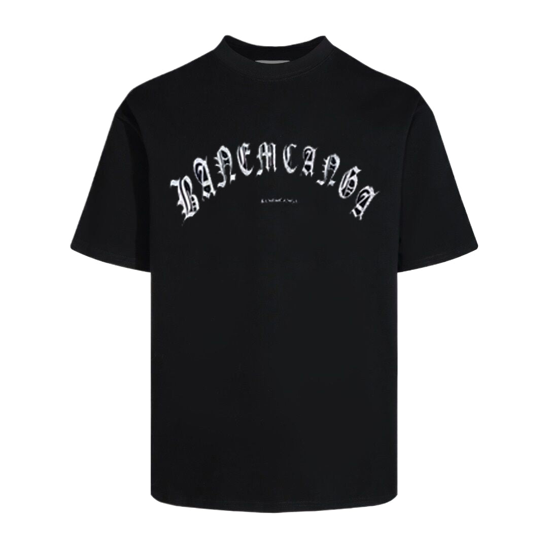 Balenciaga Gothic Arch Logo T-Shirt in Black