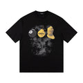 Balenciaga 8-Ball & Pear Collage T-Shirt in Black & White