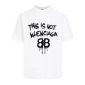 Balenciaga Graffiti Drip BB T-Shirt in White
