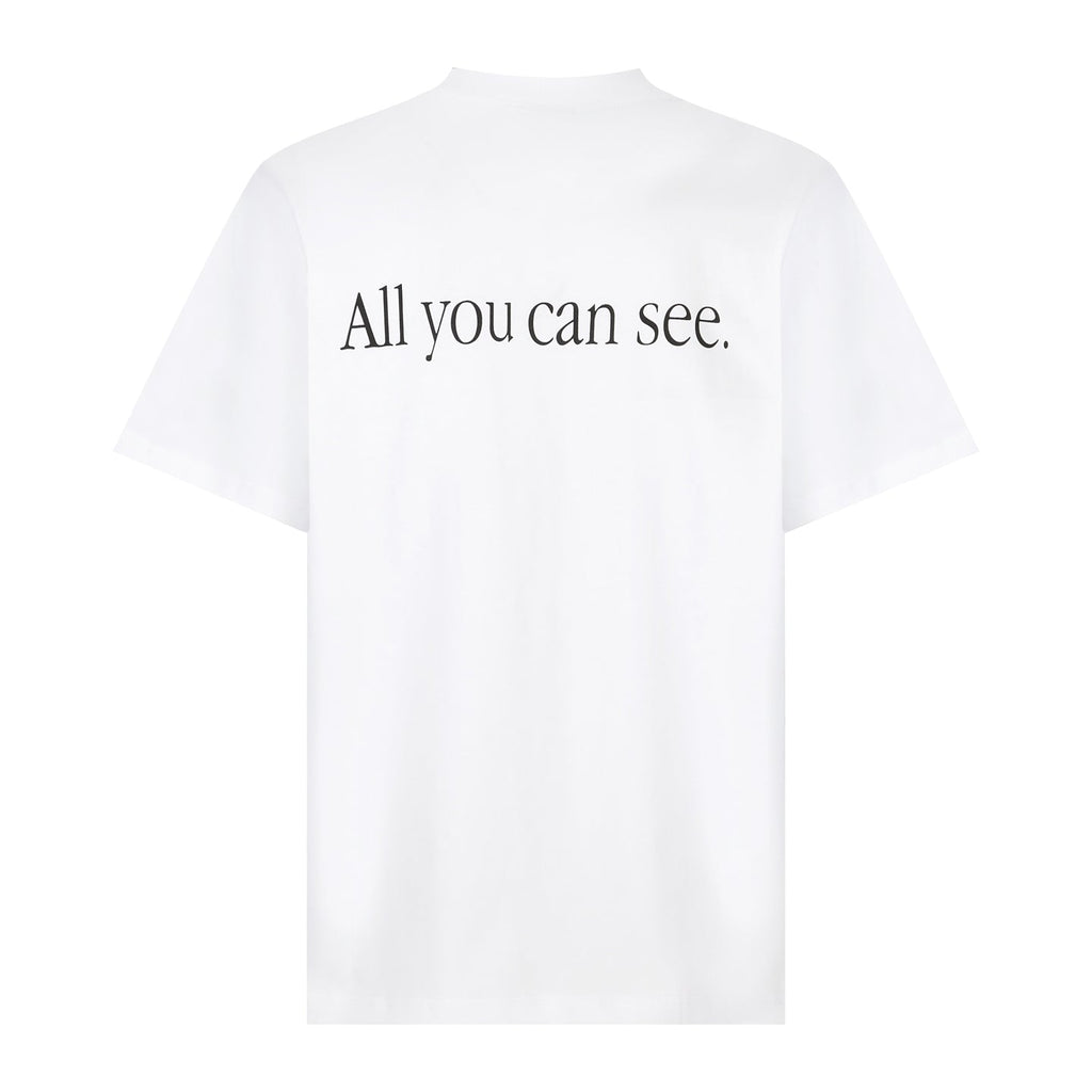 Balenciaga 360 Sunglasses Print T-Shirt in White