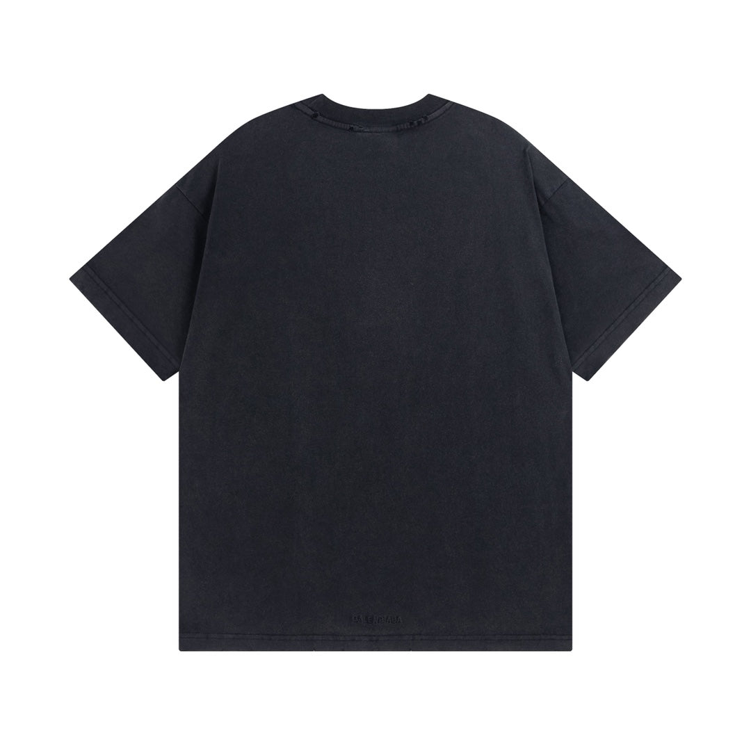 Balenciaga Rammstein Band Print T-Shirt in Black