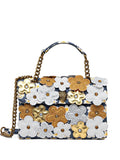 Kurt Geiger Londonmedium Daisy floral-appliqucross body bag
