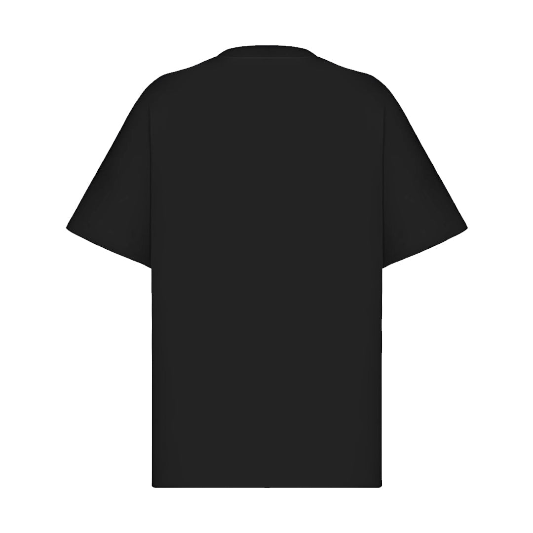 Balenciaga Multi-Logo Grid T-Shirt in Black