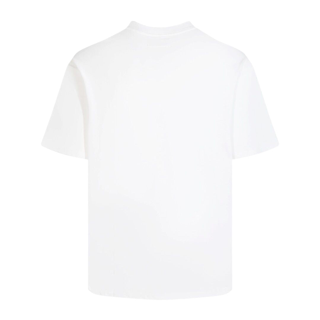 Balenciaga Navy Flock BB T-Shirt in Black & White