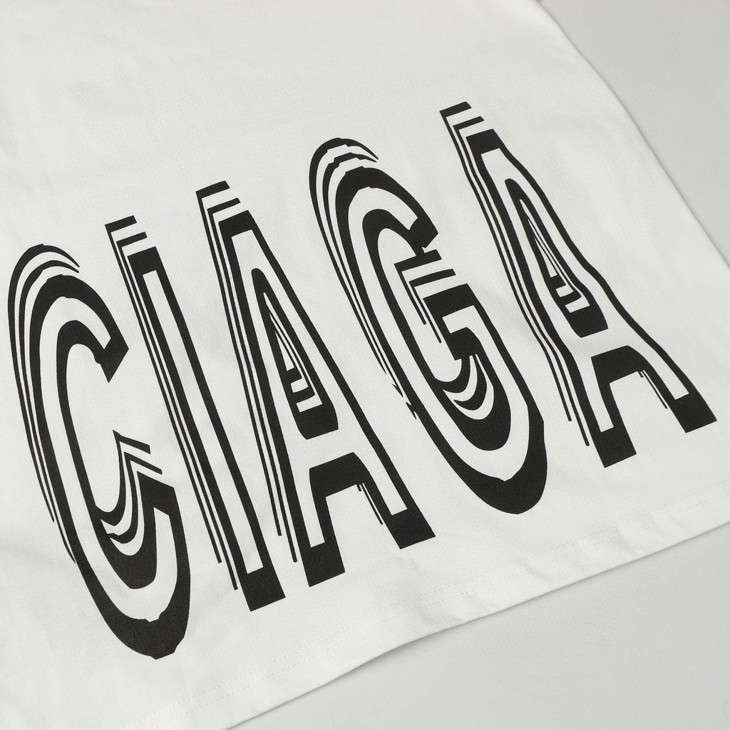 Balenciaga Split Wordmark T-Shirt in White