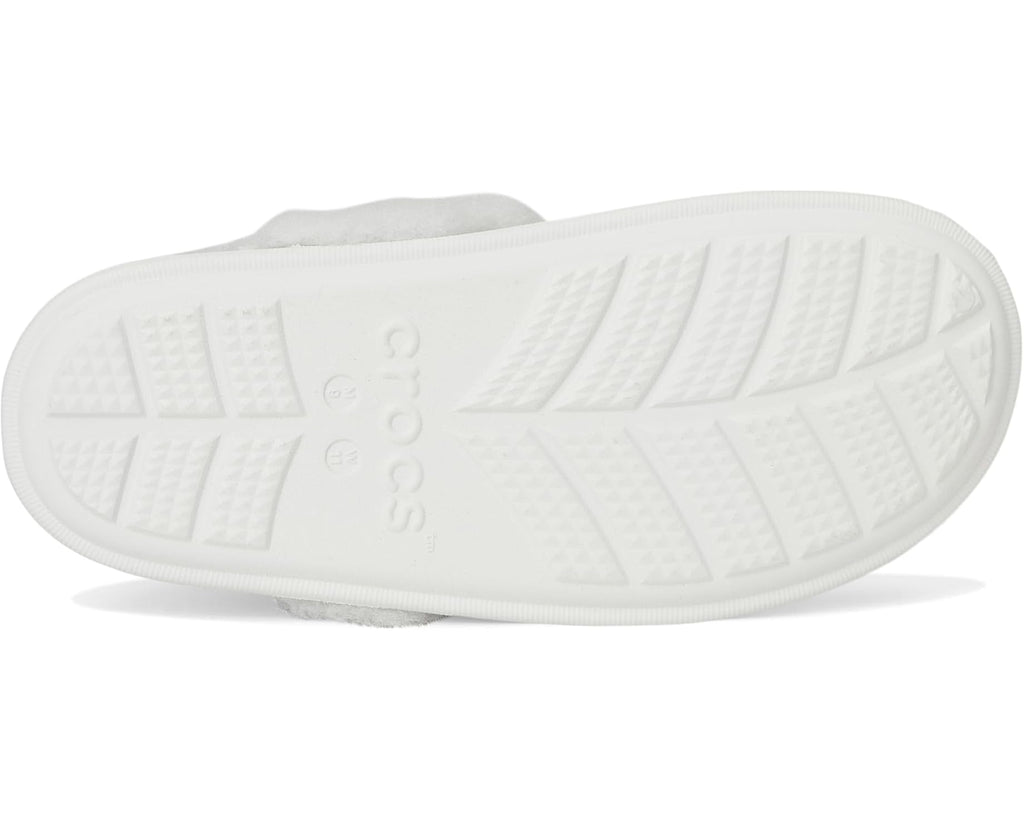 Unisex Crocs Classic Fuzz Scuff Slippers Moonlight