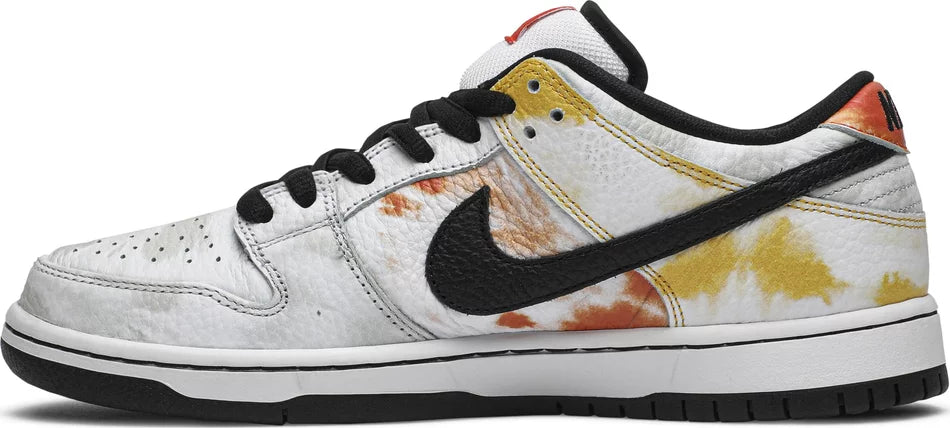 Nike Mens Dunk Low SB Sneakers - 'Tie-Dye Raygun - White'