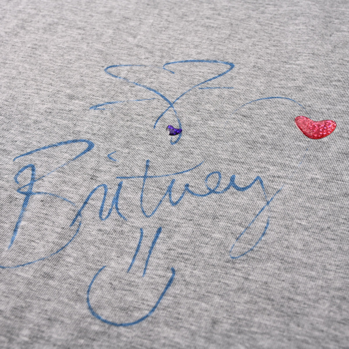 Balenciaga Britney Spears Photo T-Shirt in Heather Gray