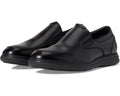 Men's Nunn Bush Chase Slip Resistant Work Slip-On for Restaurant Food Service & Hospitality Black