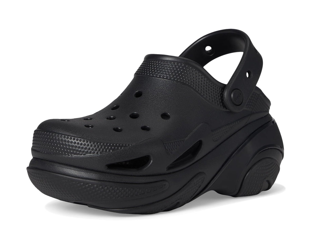 Unisex Crocs Bubble Crush Clogs Triple Black
