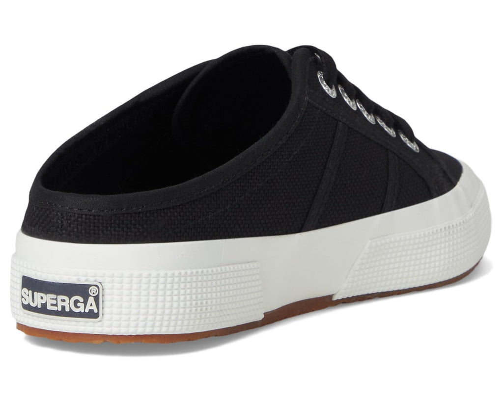Unisex Superga 2402 Mule Black/F White