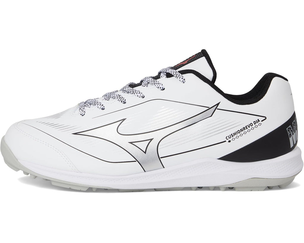 Unisex Mizuno Cushionrevo Diamond Turf White/Black