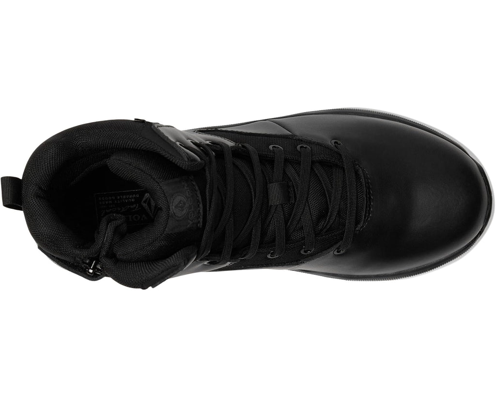 Men's Volcom Street Shield 6 Tactical Waterproof Boots with Side Zipper Black
