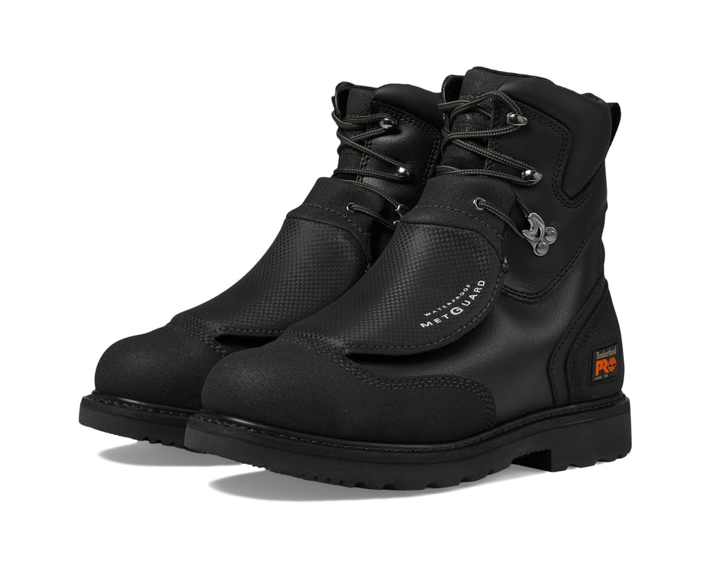 Men's Timberland PRO External Met Guard 8 Inch Steel Safety Toe Waterproof Black