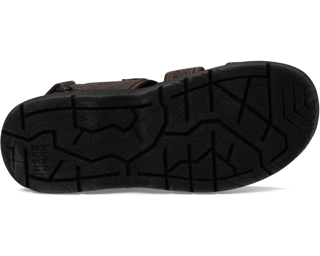 Men's Nunn Bush Lauguna Closed Toe Fisherman Sport River Lightweight Sandals Brown