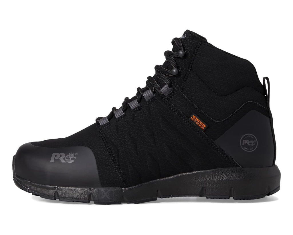 Men's Timberland PRO Radius Mid Internal Met Guard Composite Safety Toe Black