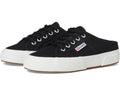 Unisex Superga 2402 Mule Black/F White