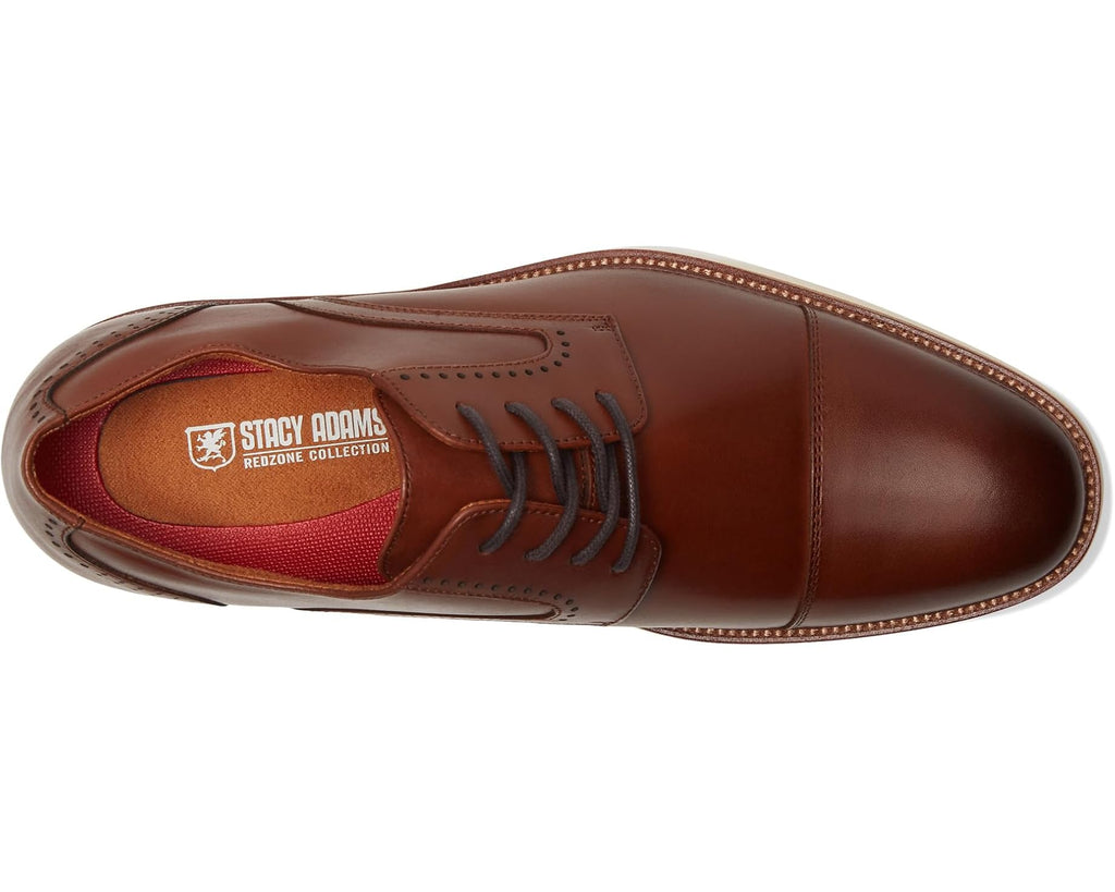 Men's Stacy Adams Wesbridge Cap Toe Lace-Up Chocolate