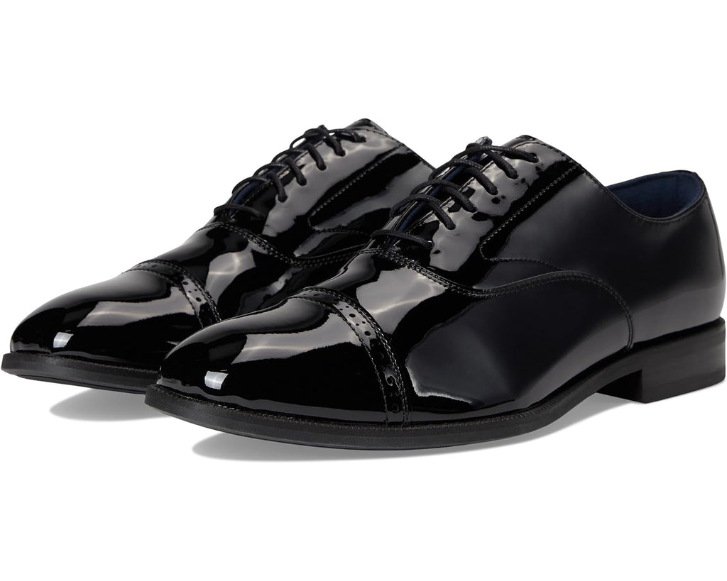 Men's Stacy Adams Concorde II Cap Toe Lace-Up Black Patent
