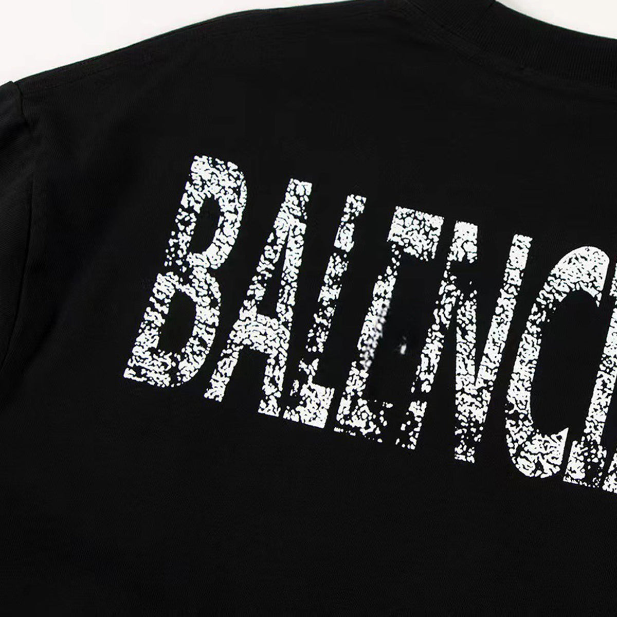 Balenciaga Vintage Star Emblem T-Shirt in Black & White