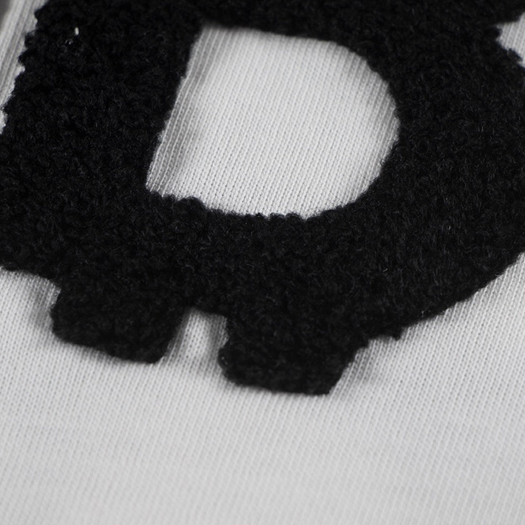 Balenciaga BB Coin Monogram T-Shirt in Black & White