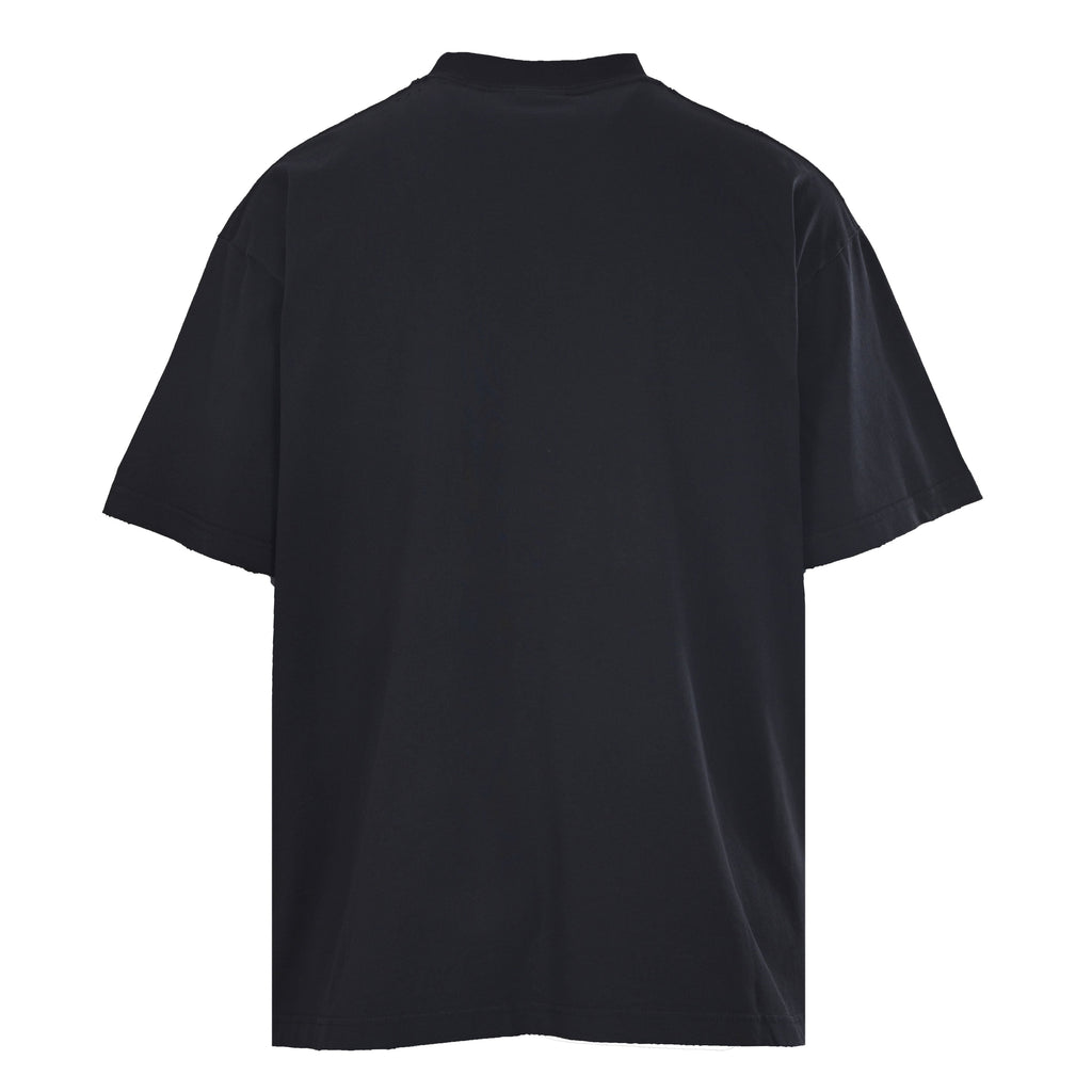 Balenciaga Avenue George V Photo Print T-Shirt in Black