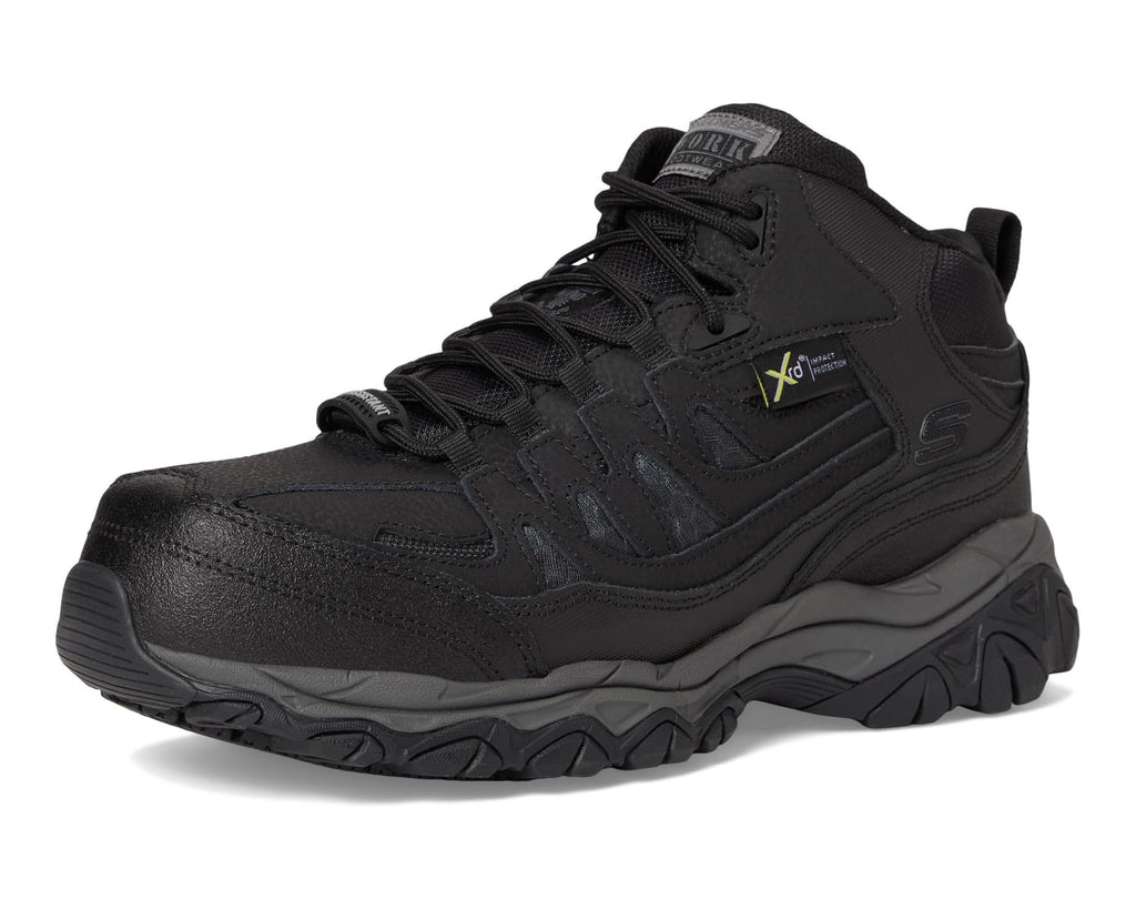 Men's SKECHERS Work Holdredge - Comp Toe Internal Met Guard Black