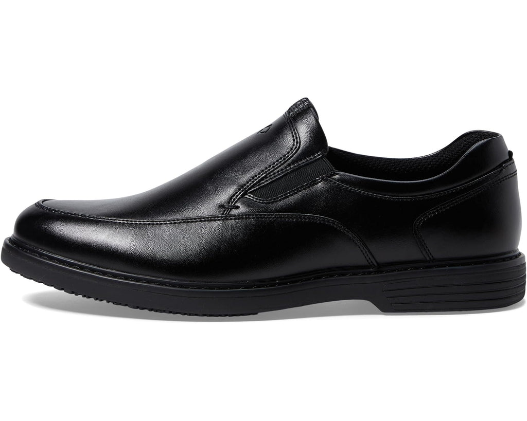 Men's Nunn Bush Wade Work Moc Toe Slip-On Black