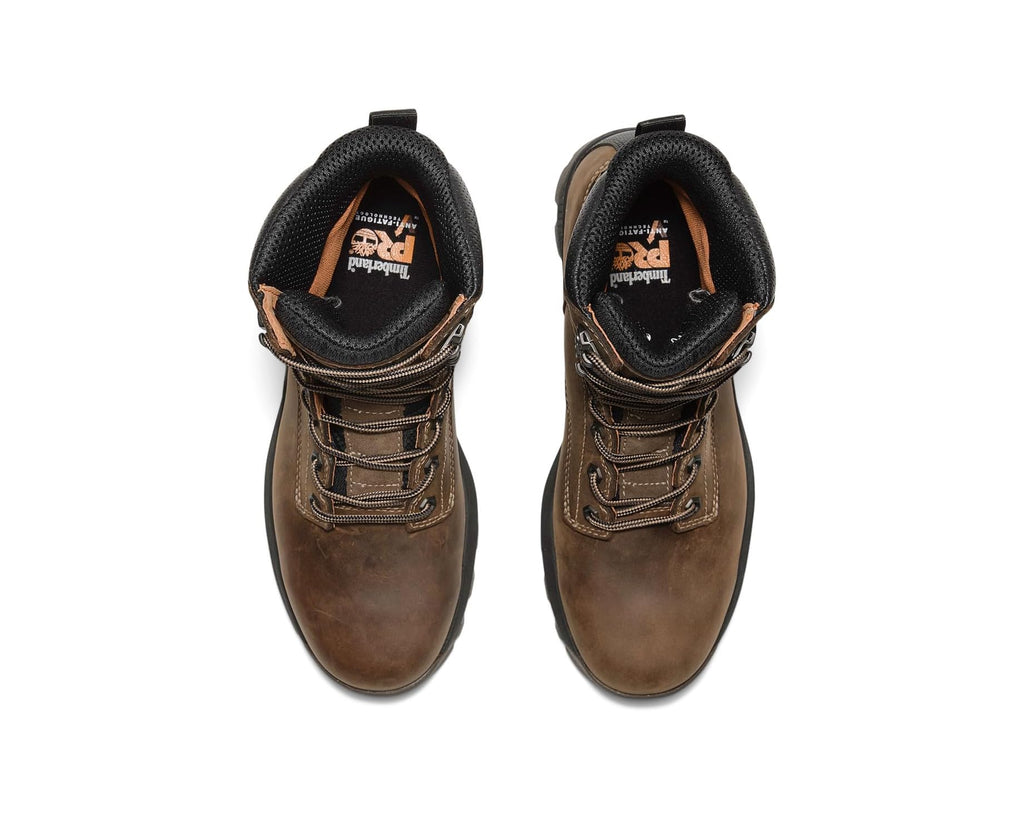 Men's Timberland PRO TiTAN EV 8 Inch Soft Toe Waterproof Earth Bandit Brown