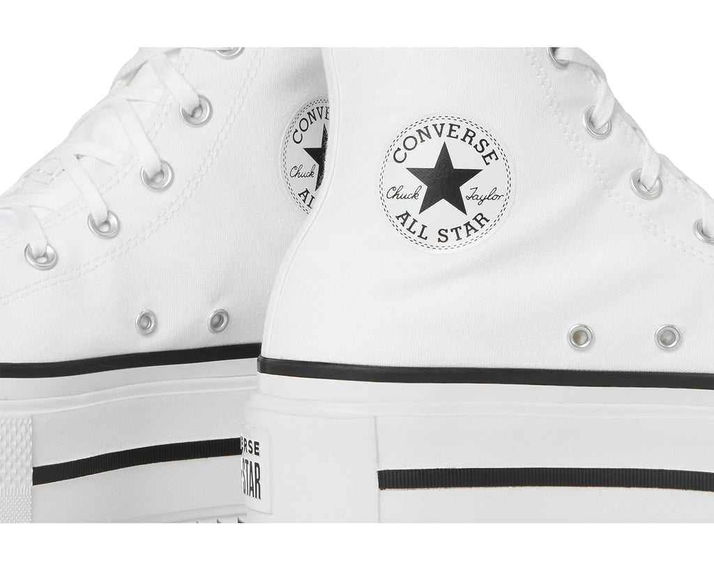 Unisex Converse Chuck Taylor All Star Lift Double Stack White/Black/White