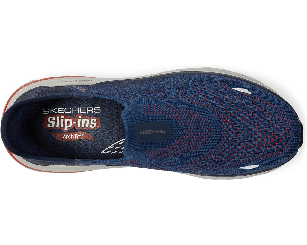 Men's SKECHERS Hands Free Slip-ins Max Cushioning Arch Fit 2.0 - Fortuitous 2.0 Navy/Red