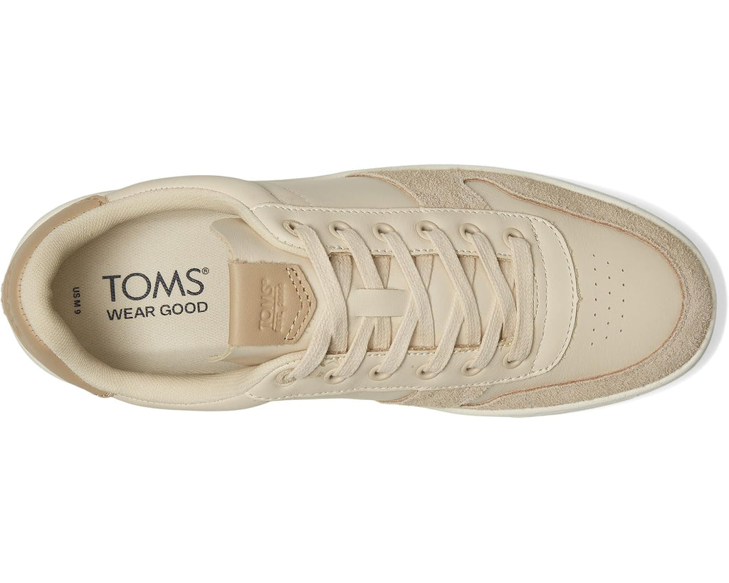 Men's TOMS TRVL LITE Court Beige Leather/Shaggy Suede