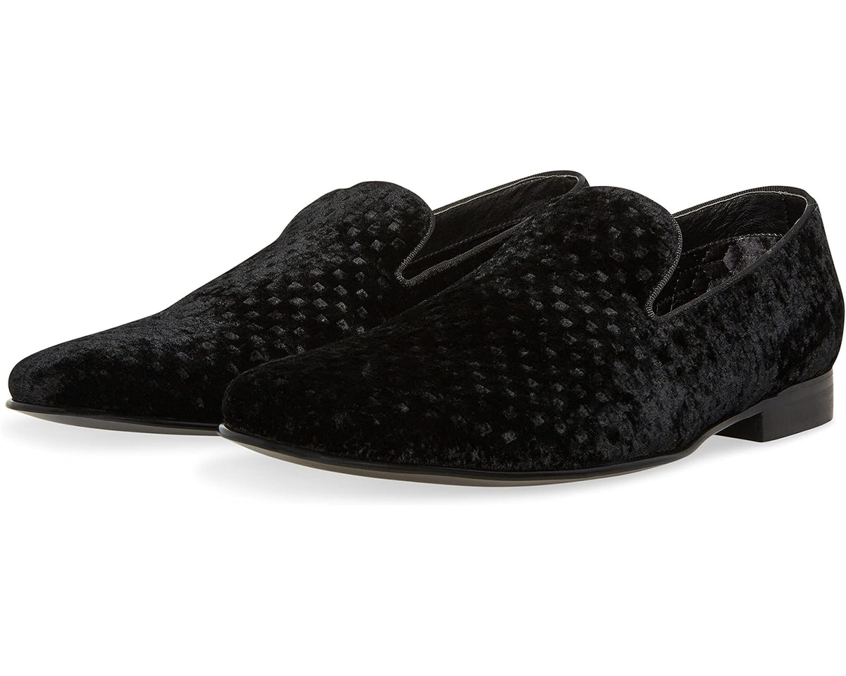Men's Steve Madden Lifted Black Velvet