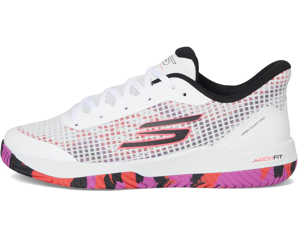 Men's SKECHERS Pickleball Viper Court Pro Sneaker White/Pink