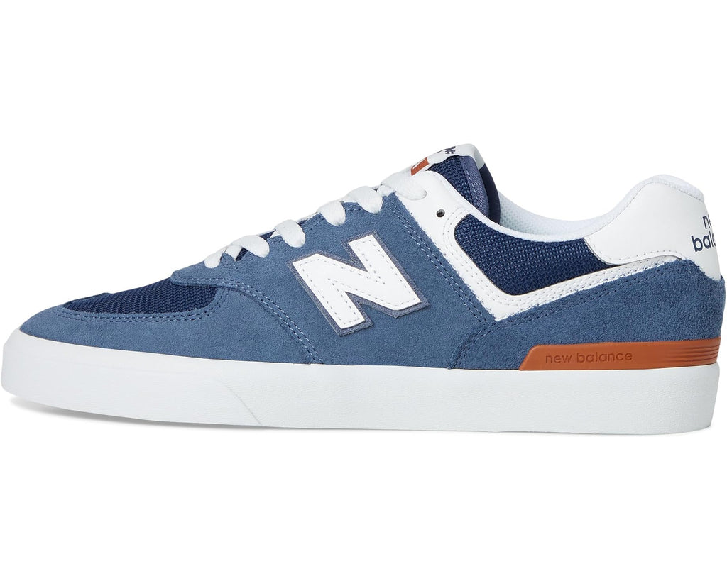 Unisex New Balance Numeric 574 Vulc Indigo/White
