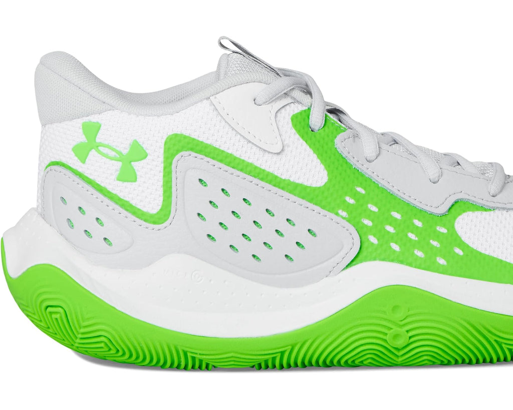Unisex Under Armour JET '23 White/Green Shock/Green Shock