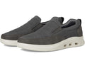Men's Nunn Bush Ponte Knit Moc Toe Slip-On Sneakers Hybrid Casual Lightweight Athletic Style Loafer Gray