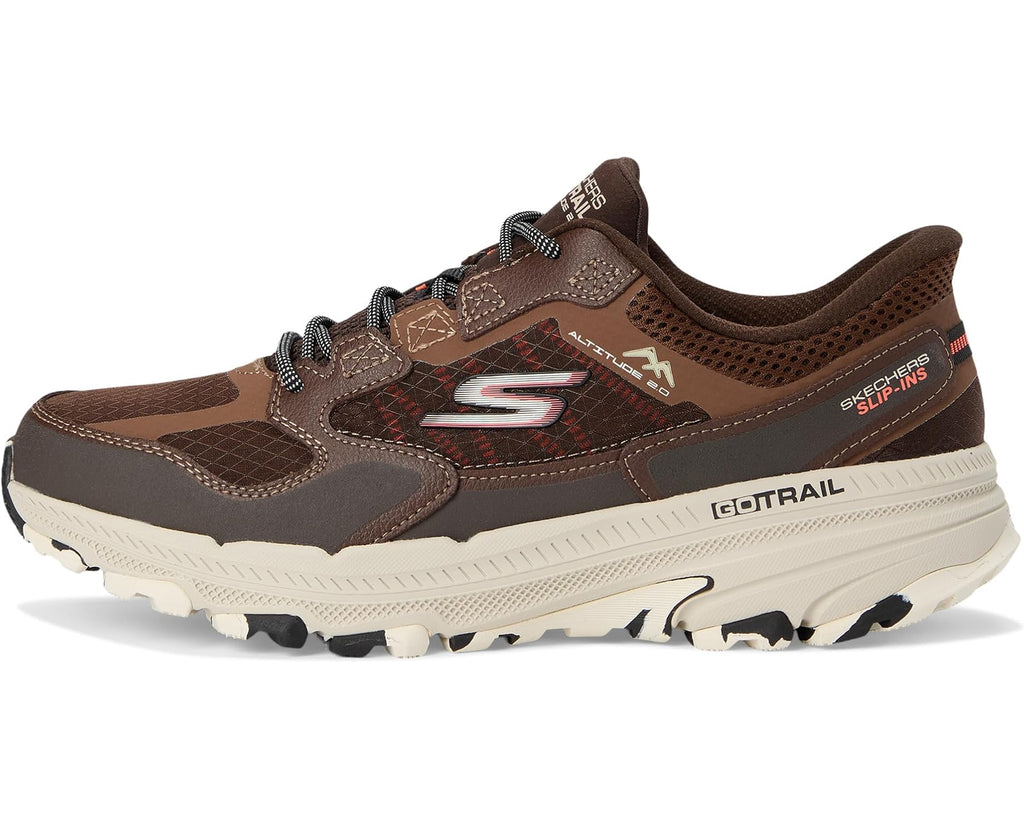 Men's SKECHERS Skechers Hands Free Slip-ins: Go Run Trail Altitude 2.0 Brown/Orange