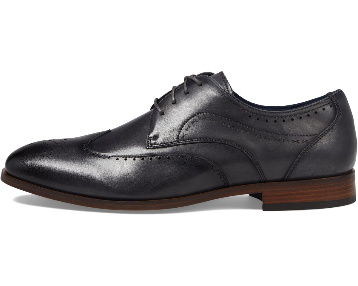 Men's Stacy Adams Brayden Wing Tip Lace-Up Gray