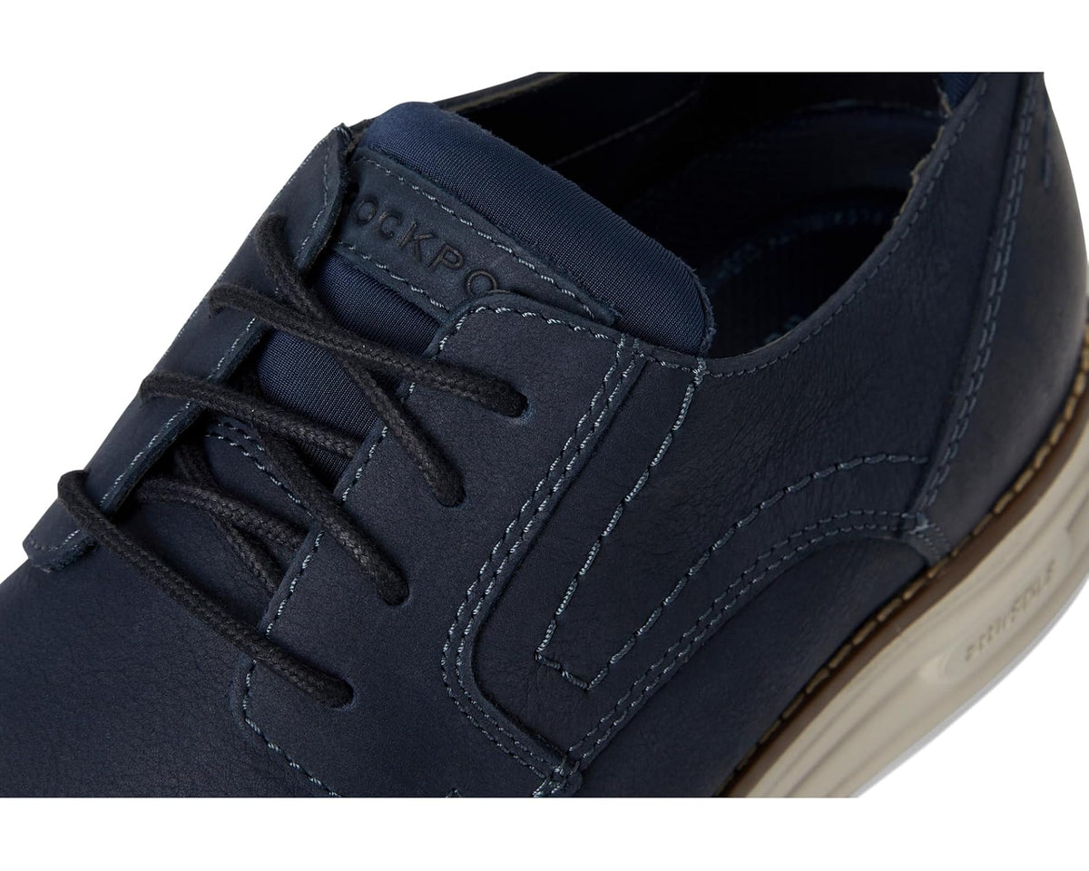 Men's Rockport Canton Dark Blue Leather