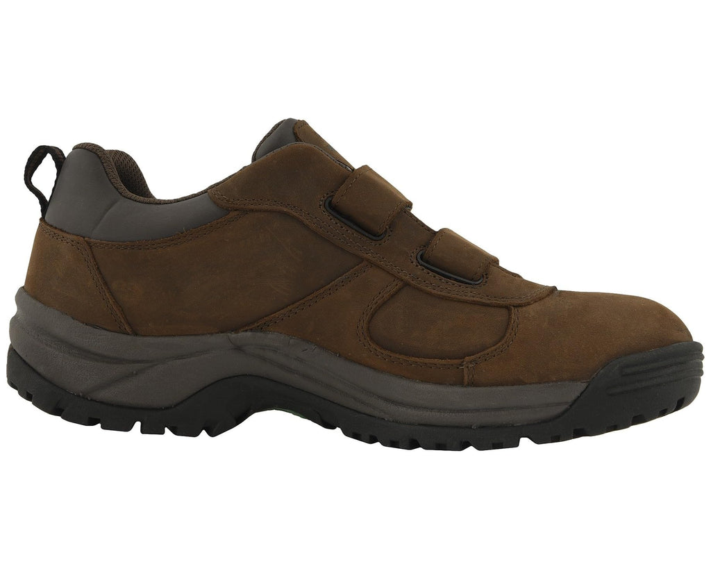 Men's Propet Cliff Walker Low Strap Brown Crazy Horse