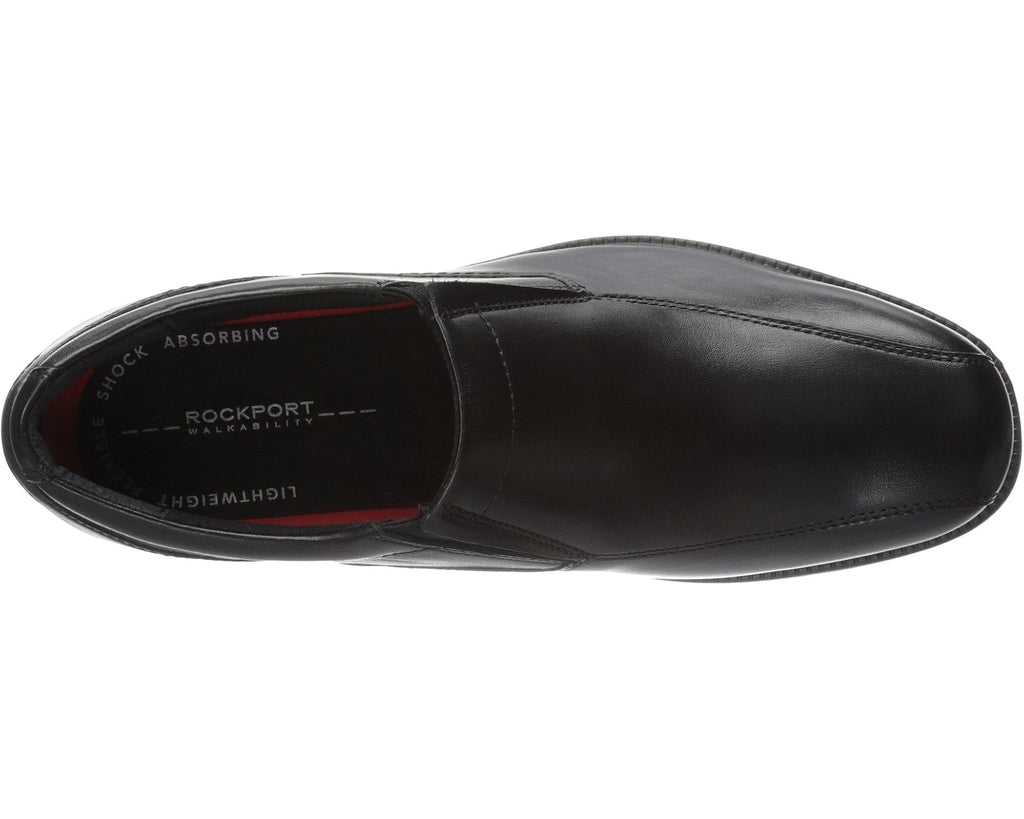 Men's Rockport Charles Road Slip-On Black Leather