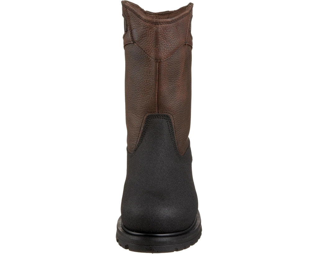 Men's Timberland PRO Powerwelt Pull-On Steel Safety Toe Rancher Brown