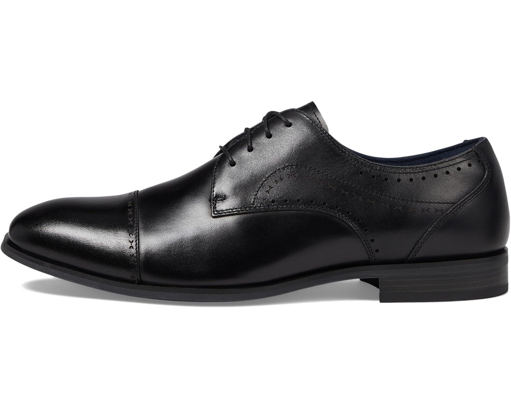 Men's Stacy Adams Bryant Cap Toe Lace-Up Black