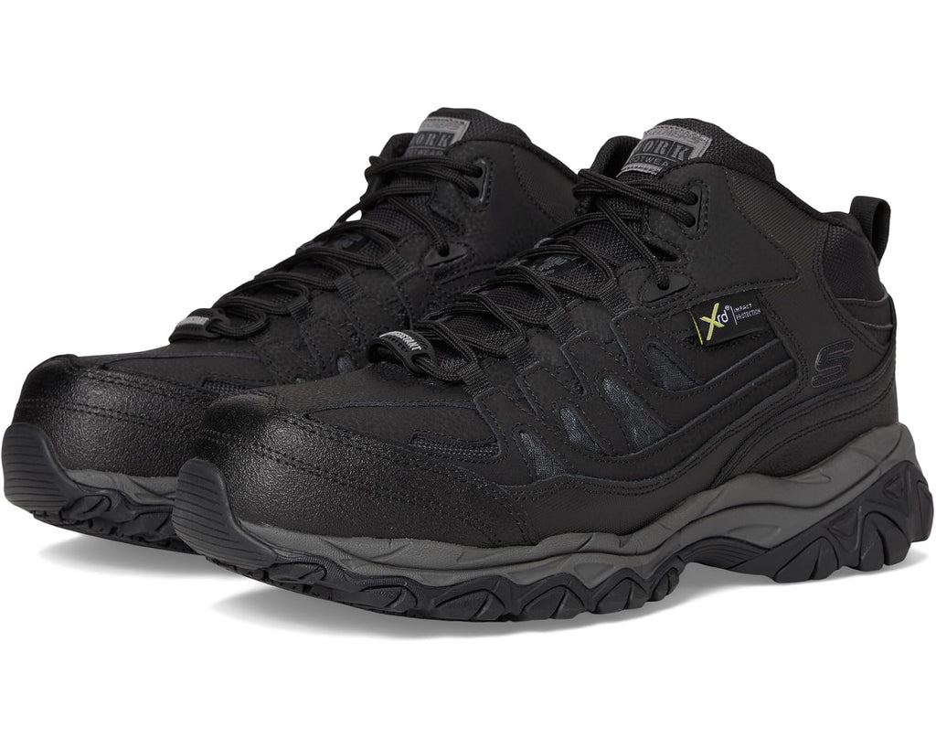 Men's SKECHERS Work Holdredge - Comp Toe Internal Met Guard Black