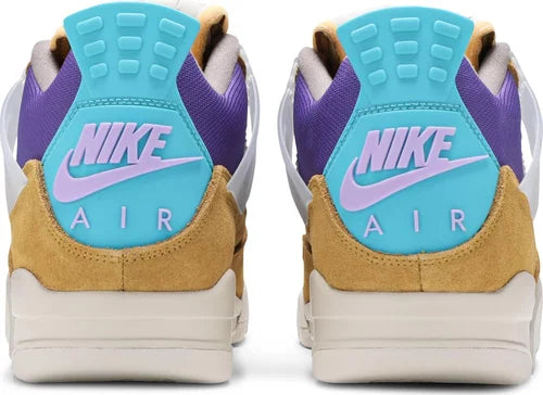 Nike Mens Union LA x Air Jordan 4 Retro Sneakers - 'Desert Moss'