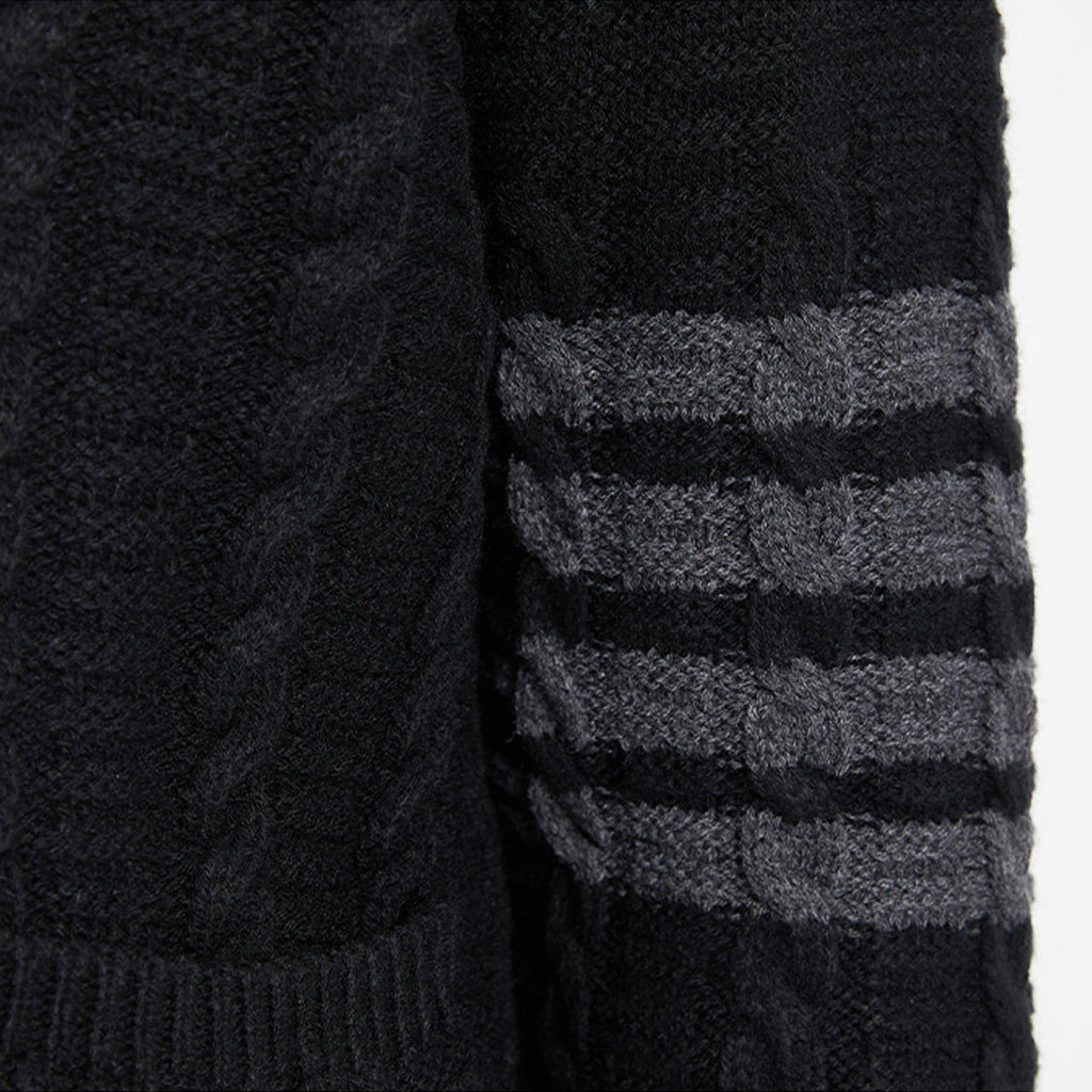 Thom Browne 2025 Spring Summer Slim Fit V-Neck Cardigan Sweater